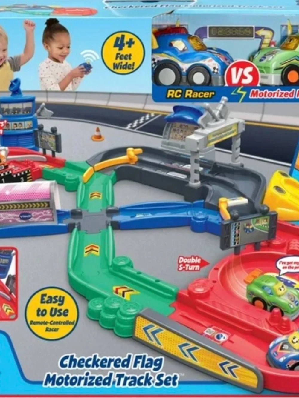 Go! Go! Smart Wheels Motorized Race Track Set NEW Retired NO Box